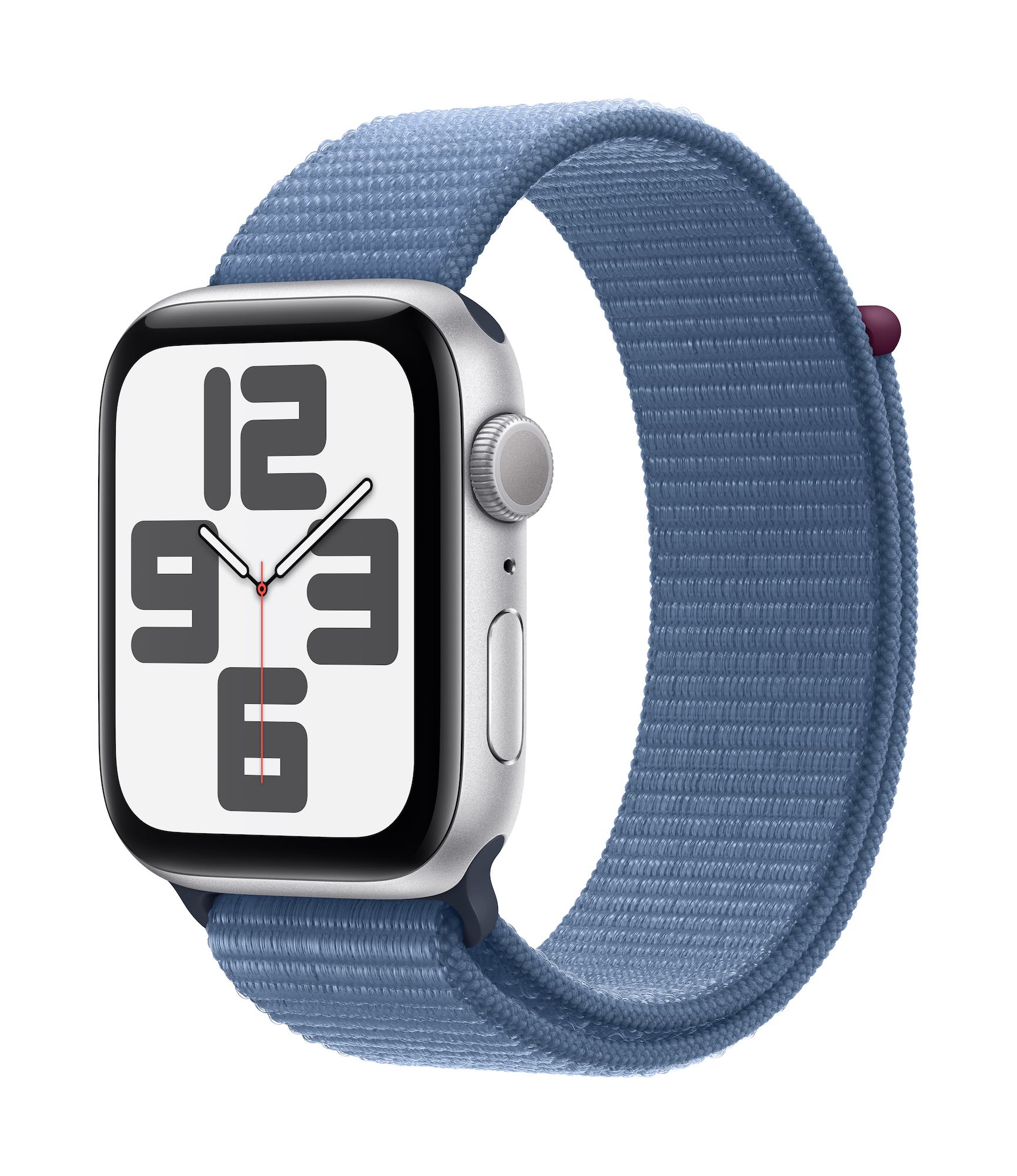 Watch SE 2 44mm Silver - Winter Blue Sport Loop