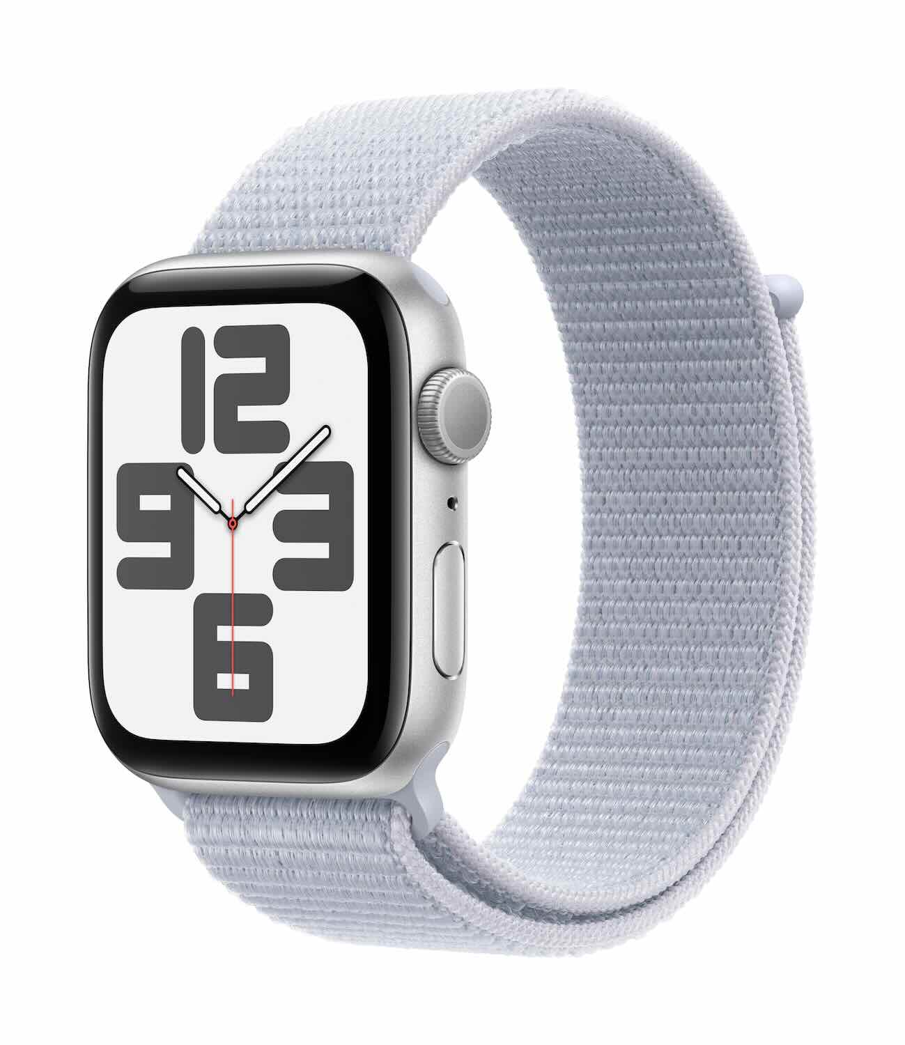 Watch SE 2 44mm Silver - Blue Cloud Sport Loop