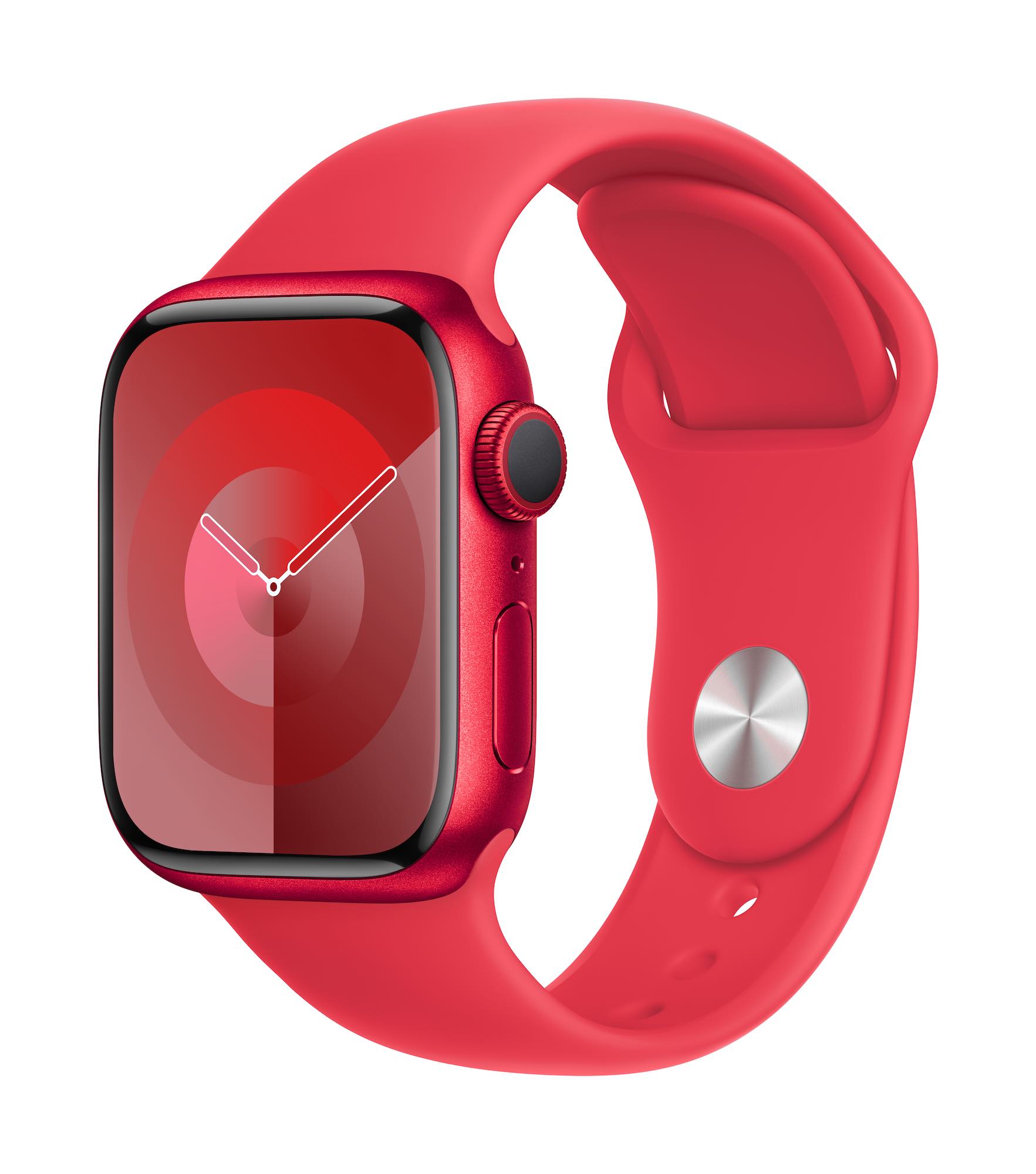 Watch Series 9 41mm Red Sport Band S_M