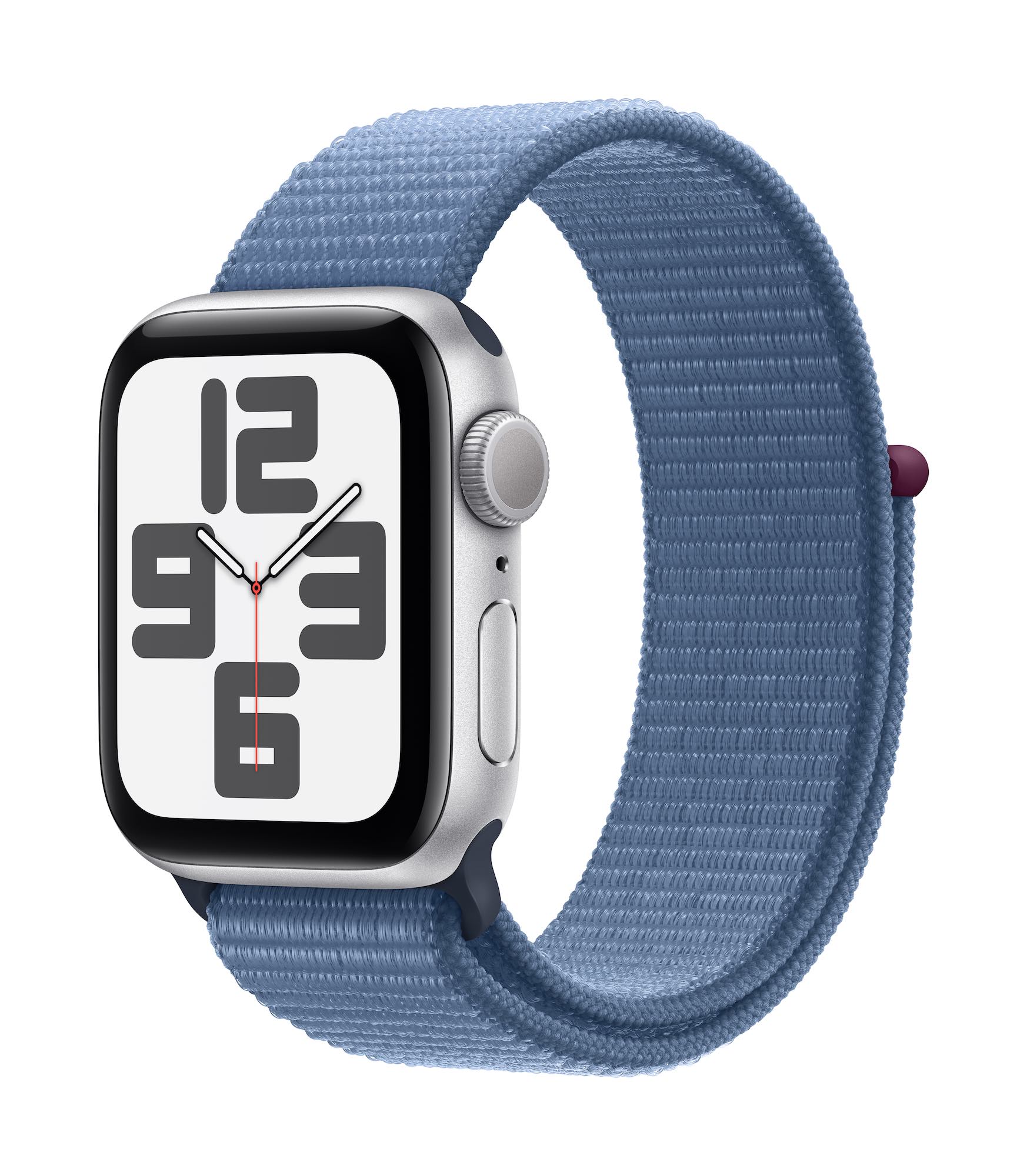 Apple Watch SE GPS 40mm Silver Winter Blue Sport Loop