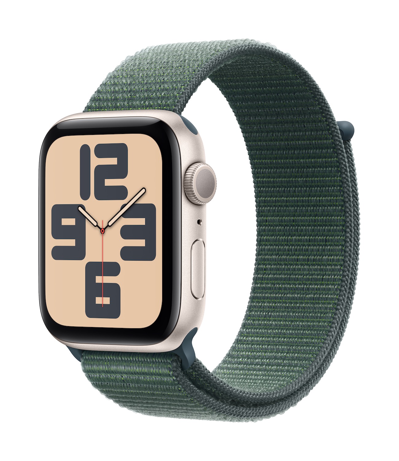 Watch SE 44mm Starlight - Lake Green Sport Loop