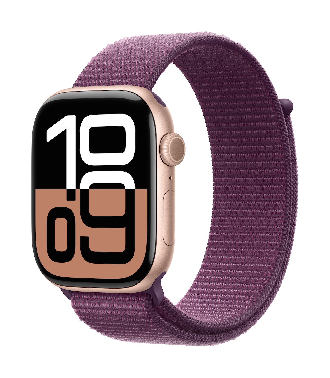 Watch Series 10 46mm Rose Gold - Plum Sport Loop